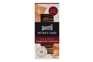 Крекери Peter's Yard з інжиром і спельтою