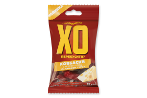 Колбаски с мясом птицы Со вкусом сыра ХО перекусити? с/к в/с м/у 55г