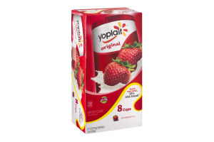 Yoplait Original Low Fat Yogurt Strawberry - 8 CT