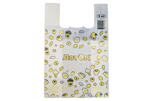 Пакет майка ЛотОК маленький пе 30 50
