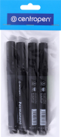 CENTROPEN МАРК PERMANEN 8576 4ШТ ЧОРНИЙ