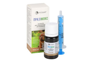 Суспензія д/котів та собак Празімокс лікування та профілактика гельмінтозів 10мл Продукт