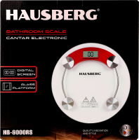 Ваги підлогові скло до 180кг HB-6000NG/BL Hausberg Home