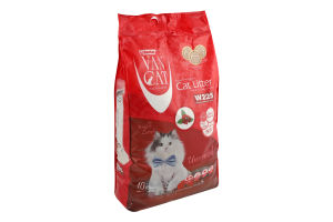 Наполнитель кошачий белый Unscented Super Premium VanCat 10кг