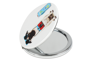 Дзеркало з песиком кругле в асортименті 986274