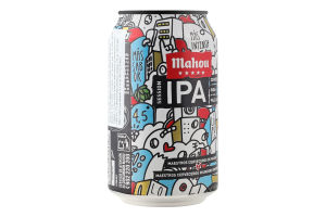 Пиво 330мл 4.5% світле фільтроване пастеризоване Session IPA Mahou з/б