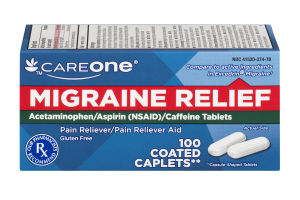 CareOne Migraine Relief - 100 CT