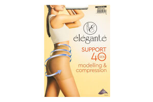 Колготки женские Elegante Support 40den 3 nero