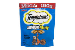 Temptations Jumbo Stuff Cat Treats Savory Salmon Flavor