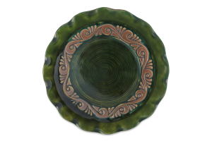 Тарелка d25см Шляхтянская Покутська кераміка 1шт