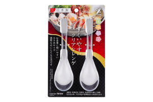 Набір ложок Yoshikawa BimiSAisai прозорі 2шт