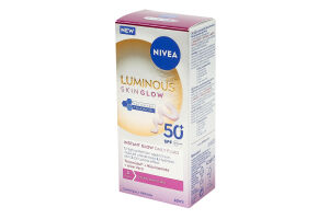 Флюид дневной SPF 50+ Сияние кожи Luminous630 Nivea 40мл