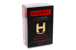 Чай чорний байховий листовий English Breakfast Exclusive Hillway в/с к/у 100г
