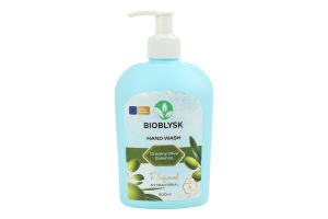 Крем-мыло жидкое парфюмированное антибактериальное Creamy olive essence BioBlysk 500мл