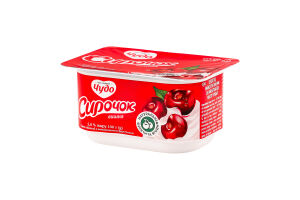 Творожок 5% взбитый с наполнителем фруктовым Вишня Чудо ст 100г