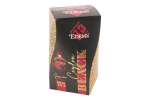 Чай черный листовой Ceylon Edems в/с к/у 100г
