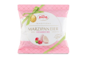 Цукерки Zentis марципанові кульки з малиною