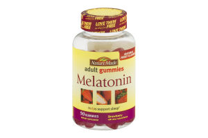 Nature Made Adult Gummies Melatonin Strawberry Flavor - 90 CT