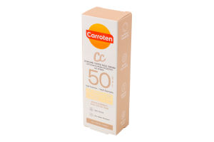 СС-крем для лица тонирующий SPF 50 Carroten 50мл