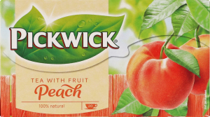 Чай чорний ароматизований персиковий Pickwick к/у 20х1.5г