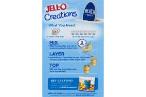 Jell-O Creations Dessert Kit Beach Cups