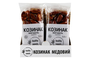 Козинак медовий Мигдаль Healthy Sweets м/у 50г