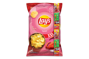 Чипсы картофельные Краб Lay's м/у 170г