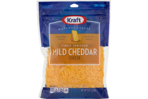 Kraft Natural Cheese Finely Shredded Mild Cheddar