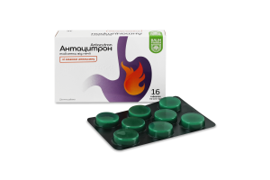 Добавка дієтична таблетки зі смаком апельсину Антацитрон Baum Pharm 16х2.5г