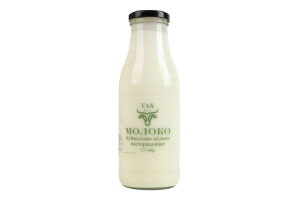Молоко 7.7% буйволиць цільне пастеризоване TASbio с/пл 500г