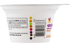 Ahold Greek Nonfat Yogurt Peach