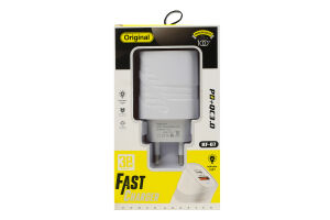 Пристрій зарядний USB Type-A+C 8,2*3,2*14,3см