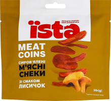 Снеки мясные со вкусом лисичек Meat Coins Їsta с/в д/п 50г