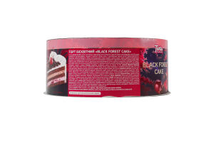 Торт бісквітний Black forest cake Tarta к/у 450г