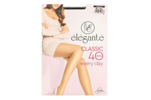 Колготки жіночі Elegante Classic Every day 40den 4 nero