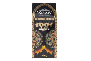 Чай чорний&зелений крупнолистовий зі шматочками папаї та манго ароматизований 1001 Nights Edems к/у 100г