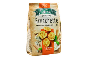 Брускети хлібні запечені Mixed cheese Maretti м/у 140г