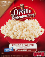 Orville Redenbacher's Gourmet Popping Corn Tender White - 12 CT