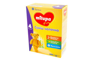 Суміш молочна Дитяче молочко суха д/дітей від 18місяців 600г Milupa 4