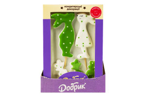 Набір кондитерських декорацій Зайченя з морквинкою Добрик к/у 1шт