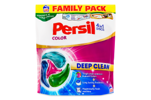Средство моющее для стирки цветных вещей 4в1 Color Deep clean Persil 100х16.5г