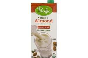Pacific Organic Non-Dairy Almond Beverage Unsweetened Original