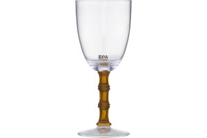 Smart Living Summer SL Palm MS 14oz Bamboo Stem Wine Glass