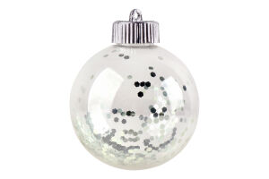 Прикраса ялинкова Куля з зірками 8см 833963