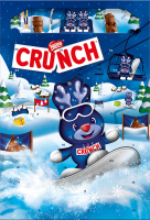 Набор фигур из молочного шоколада с рисовыми криспами Адвент календарь Crunch к/у 182г