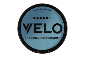 Подушечки никотиносодержащие бестабачные с подсластителями Velo Интенсивный Freezing peppermint 20х0.7г