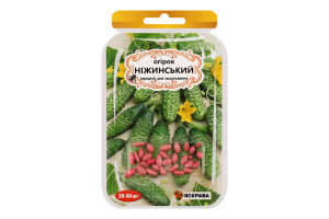 Насіння Огірок Ніжинський дражоване 3г Яскрава