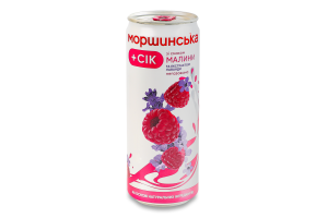 Напиток безалкогольный сокосодержащий негазированный со вкусом малины и экстрактом лаванды Моршинська ж/б 0.33л