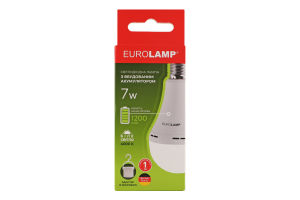 Лампа светодиодная со встроенным аккумулятором 7w E27 Eurolamp 1шт