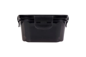 Контейнер д/зберігання Qlux 2відділ прямок чорн 1л